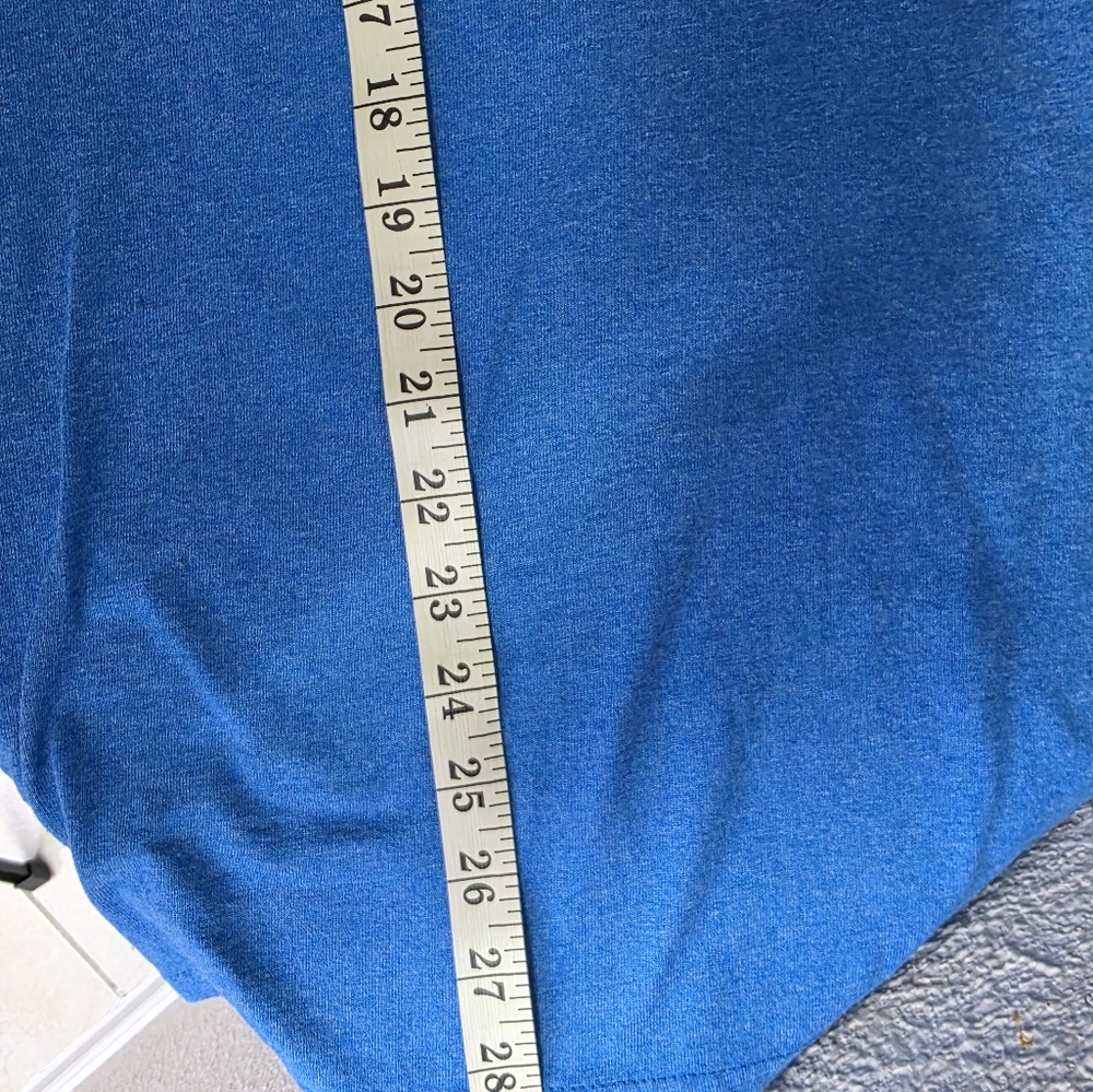 Carhartt Men's Relaxed Fit Heavyweight Short Sleeve Bright Blue Tee with Pocket - Picture 13 of 13